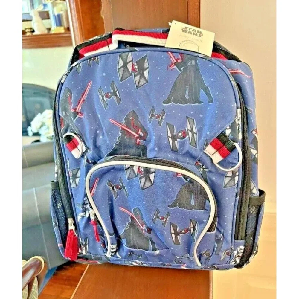 School Pottery Barn STAR WARS BACKPACK Mandalorian grogu Kylo Disney travel  🚀1